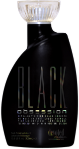 DEVOTED CREATIONS BLACK OBSESSION BLACK BRONZER TANNING LOTION 13.5 OZ
